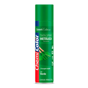 CHEMICOLOR SPRAY METÁLICA VERDE 400ml