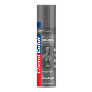 CHEMICOLOR SPRAY USO GERAL CINZA ESCURO 400ml