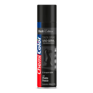 CHEMICOLOR SPRAY USO GERAL PRETO FOSCO 400ml