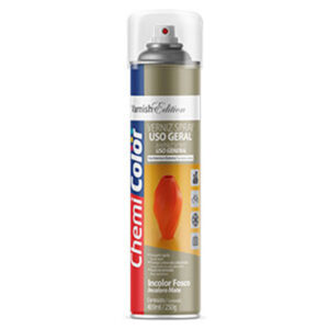CHEMICOLOR SPRAY USO GERAL VERNIZ INCOLOR FOSCO 400ml