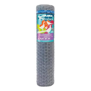 MORLAN TELA PARA GALINHEIROS HEXAGONAL COLEIRA BRANCA 2 BWG 23 X 1.50M X 50M