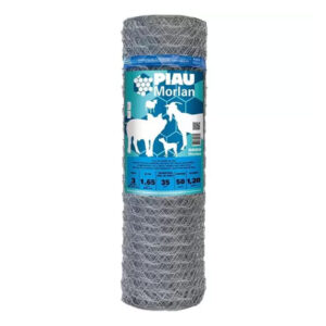MORLAN TELA MANGUEIRÃO HEXAGONAL PIAU 3 BWG 16 X 1.20M X 50M