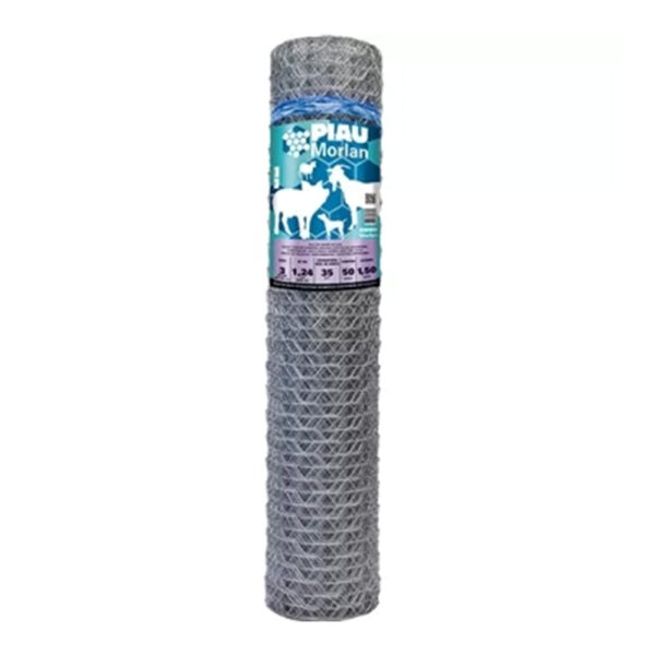 MORLAN TELA MANGUEIRÃO HEXAGONAL PIAU 3 BWG 18 X 1.50M X 50M
