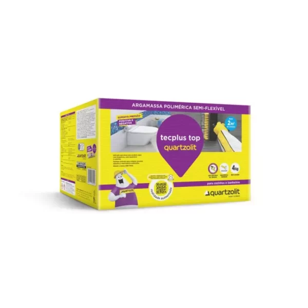 QUARTZOLIT TECPLUS TOP ARGAMASSA IMPERM. 4KG (FD 4 UNID)