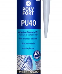 PULVITEC POLYFORT PU40 PRETO 387G (CX12)