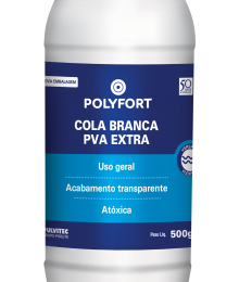 PULVITEC POLYFORT EXTRA COLA BRANCA 500G (CX12)