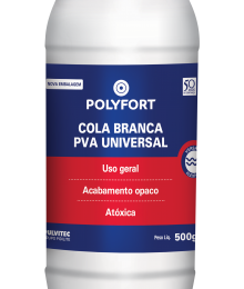 PULVITEC POLYFORT COLA BRANCA UNIVERSAL 500G (CX12)