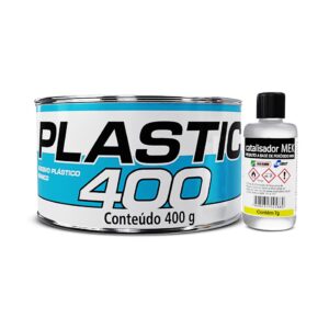 MAXI RUBBER ADESIVO PLASTICO BRANCO 400G (CX12)