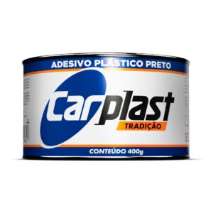 MAXI RUBBER MASSA PLASTICA PRETO 400G - CARPLAST (CX12)