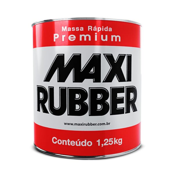 MAXI RUBBER MASSA RAPIDA PREMIUM 1.25KG (CX6)