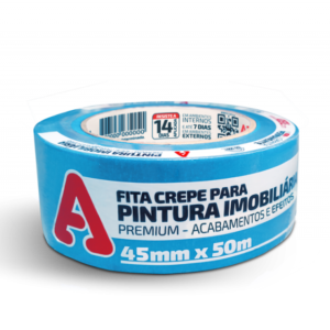 ADERE FITA CREPE A327S AZUL NEON 24MMX50M (CX24)