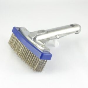NETUNO ESCOVA DE ALUMINIO C/ CERDAS INOX - (EMB 12)